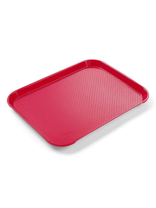 Fastfood dienbladen small, AmerBox, Rood, 265x345x(H)20mm