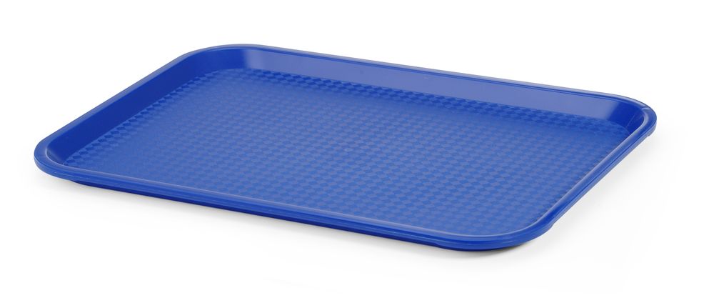 Fastfood dienbladen medium, AmerBox, Blauw, 305x415x(H)20mm