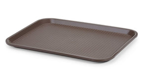Fastfood dienbladen medium, AmerBox, Bruin, 305x415x(H)20mm