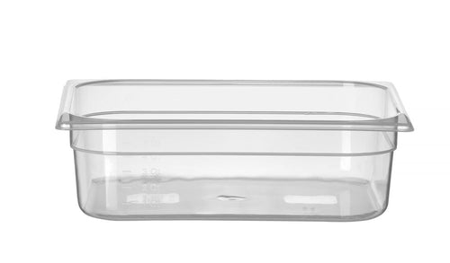 Container GN 1/2 polypropyleen, HENDI, Profi Line, GN 1/2, 5L, Transparant, 325x265x(H)100mm