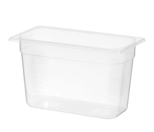 Container GN 1/3 polypropyleen, HENDI, Profi Line, GN 1/3, 6,5L, Transparant, 325x176x(H)200mm