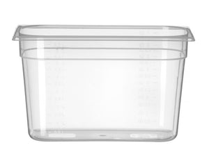 Container GN 1/3 polypropyleen, HENDI, Profi Line, GN 1/3, 6,5L, Transparant, 325x176x(H)200mm