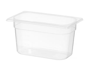 Container GN 1/4 polypropyleen, HENDI, Profi Line, GN 1/4, 3,5L, Transparant, 265x162x(H)150mm