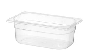Container GN 1/4 polypropyleen, HENDI, Profi Line, GN 1/4, 2L, Transparant, 265x162x(H)100mm