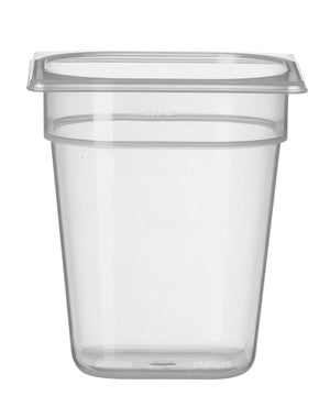 Container GN 1/6 polypropyleen, HENDI, Profi Line, GN 1/6, 2,5L, Transparant, 176x162x(H)200mm