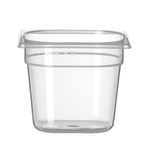 Container GN 1/6 polypropyleen, HENDI, Profi Line, GN 1/6, 2L, Transparant, 176x162x(H)150mm