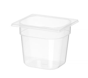 Container GN 1/6 polypropyleen, HENDI, Profi Line, GN 1/6, 2L, Transparant, 176x162x(H)150mm