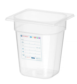 Container GN 1/6, HENDI, GN 1/6, 3,4L, Transparant, 176x162x(H)200mm