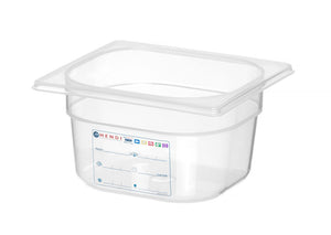 Container GN 1/6, HENDI, GN 1/6, 1,6L, Transparant, 176x162x(H)100mm
