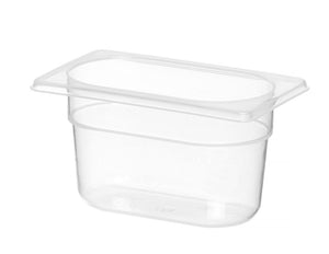 Container GN 1/9 polypropyleen, HENDI, Profi Line, 1,0, GN 1/9, 0,75L, Transparant, 176x108x(H)100mm