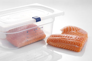 Deksel clips voor HACCP voorraaddozen, HENDI, Blauw, 12 st
