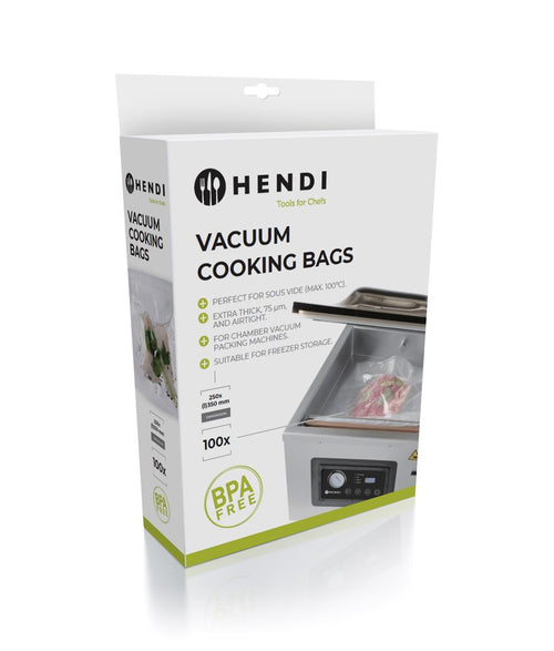 Vacuümkookzakken, HENDI, 100 st., 350x250mm