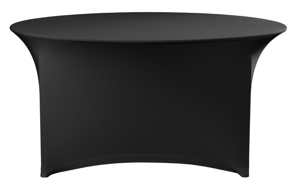 Tafelhoes, rond, HENDI, Kitchen Line, 810996, Zwart, ⌀1500x(H)760mm