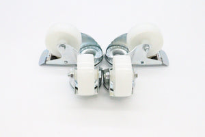 Wielen voor Werktafel Combisteamer - 2 met rem - 4.3 Inch / 11 cm