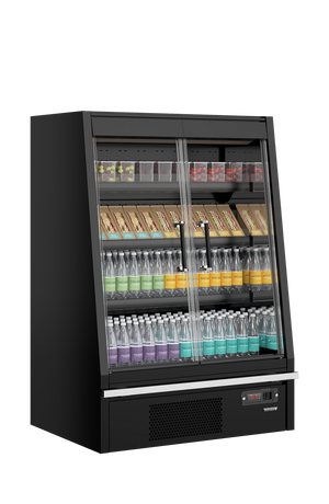 Multideckkoeler, supermarkt Galaxy+ GPL10FGD Black