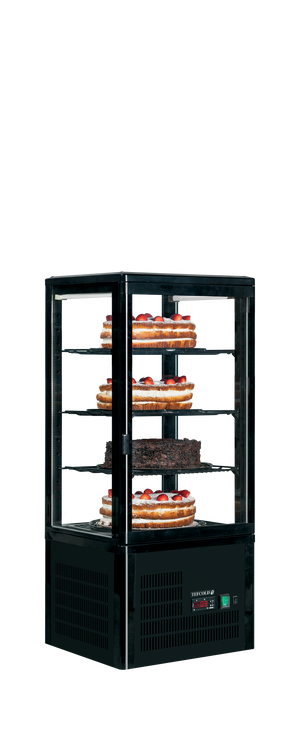 Koelvitrine - countertop UPD80-BLACK