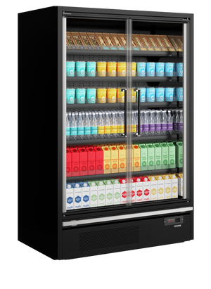 Multideckkoeler, supermarkt Galaxy+ GP14FGD Black