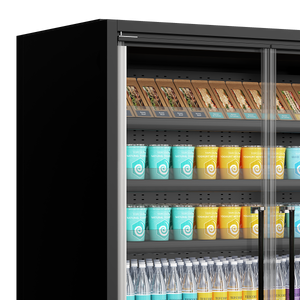 Multideckkoeler, supermarkt Galaxy+ GP26FGD Black