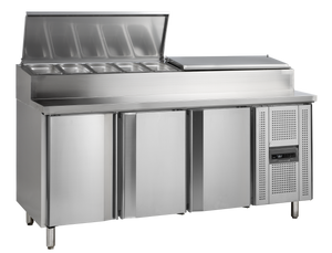 Toonbank voor sandwichpreparatie GN1/1 SS7300