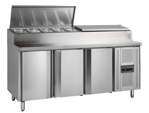 Toonbank voor sandwichpreparatie GN1/1 SS7300