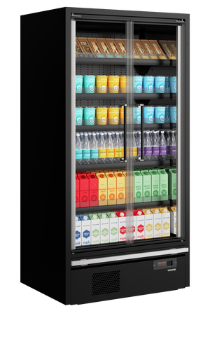Multideckkoeler, supermarkt Galaxy+ GP10FGD Black
