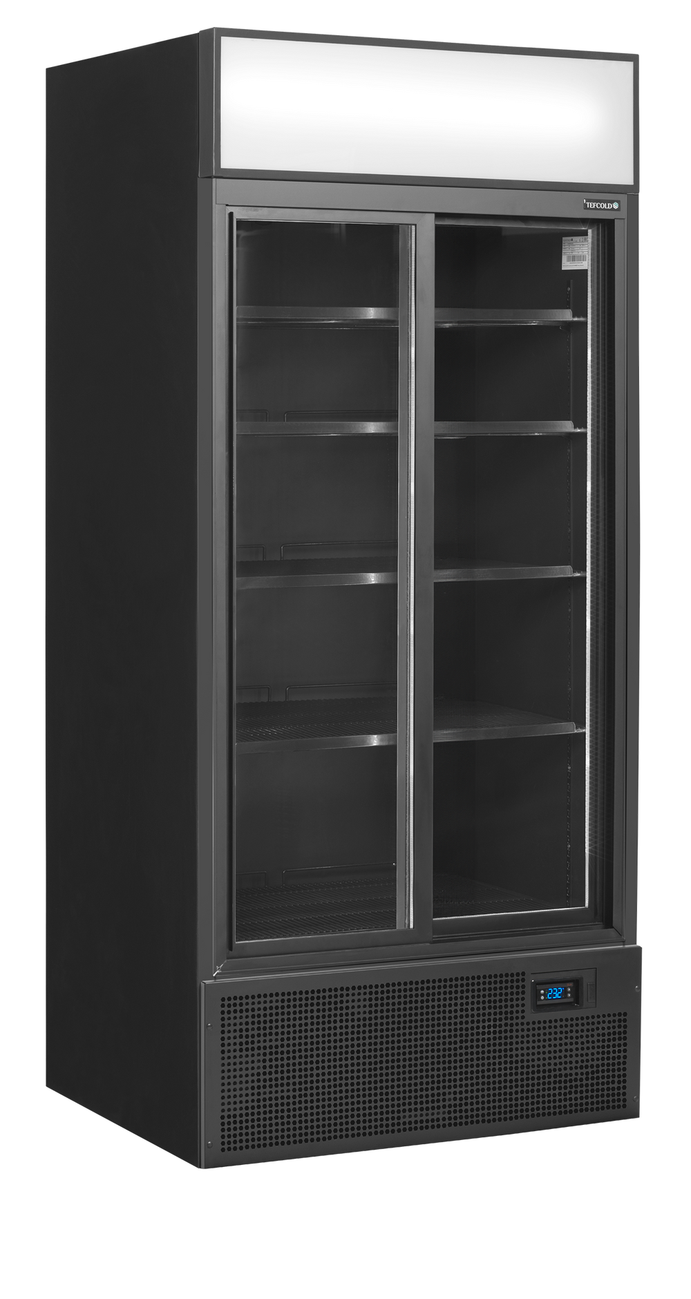 Zwarte displaykoeler FSC891S Black