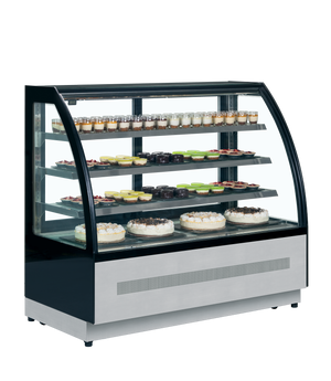 Koelvitrine LPD1500C/BLACK