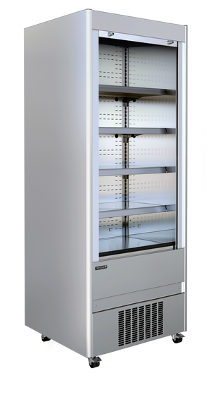 Wandkoeler rvs met manueel rolluik MCX90M