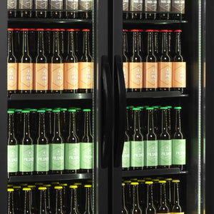 Zwarte displaykoeler FSC891H Black