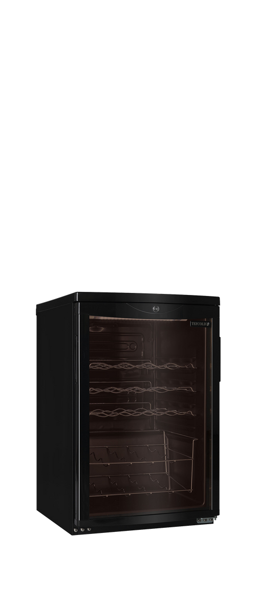 Zwarte wijnkoeler onder de werkbank SC85 BLACK