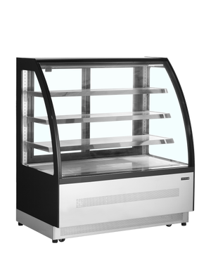 Koelvitrine LPD1200C/BLACK
