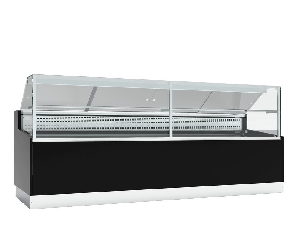 Statische zwarte koeltoonbank BRABANT 300B
