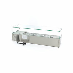 Opzetkoelvitrine - 140 cm - 6 x 1/3 GN Bakken
