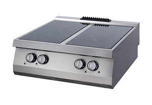 Heavy Duty Kookplaat - 4 Pitten - Infrarood - Enkel - 70 cm Diep - Elektrisch