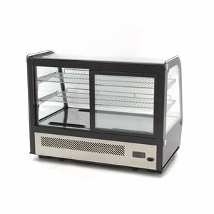 Gebaksvitrine - 160 L - 88 cm - Schuifdeuren Achter