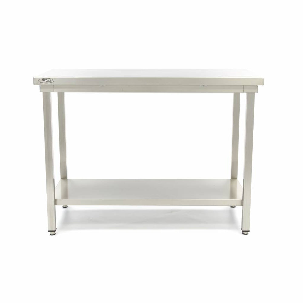 Werktafel rvs - 80 x 70 cm - Verstelbare Hoogte