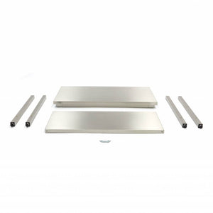 Werktafel rvs - 80 x 70 cm - Verstelbare Hoogte