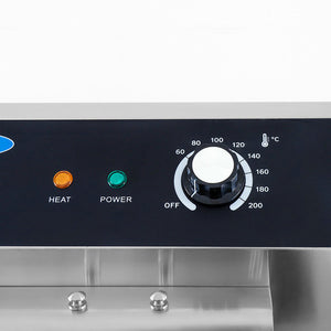 Frituurpan - 45 L - 1 Mand - met Tapkraan - 400V