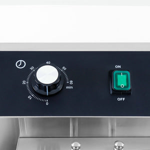Frituurpan - 45 L - 1 Mand - met Tapkraan - 400V
