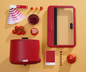 Soepketel UNIQ, HENDI, designed by Robert Bronwasser, 8L, Rood, 230V/500W, ⌀365x(H)325mm