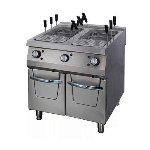 Premium Pastakoker - Dubbel - 90 cm Diep - Elektrisch - 400V