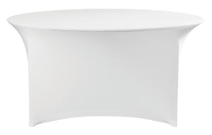 Tafelhoes, rond, HENDI, Kitchen Line, 817407, Wit, ⌀1800x(H)760mm