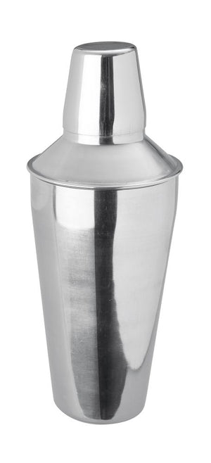 Cobbler shaker 3-delig, BarUp, 0,75L, Zilver, ⌀90x(H)255mm