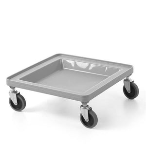 Onderstel voor universele rekken van 500×500 mm, AmerBox, Lichtgrijs, 500x500x(H)180mm
