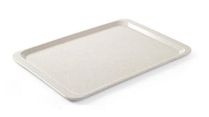 Polyester dienblad voor zelfbedieningsrestaurants, AmerBox, GN 1/1, graniet, 530x325mm