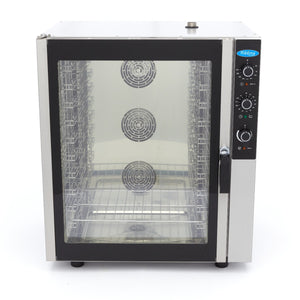 Combisteamer - 10 Bakken (1/1 GN / 60 x 40 cm) - Analoog - 400V