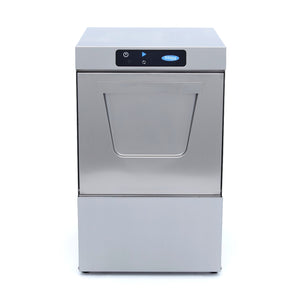 Horeca Vaatwasser - 40 x 40 cm - met Afvoer-, Glansspoel- en Zeeppomp - Digitaal Display -230V