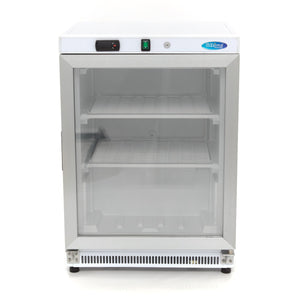 Vrieskast - 200 L - Wit - met Glazen Deur