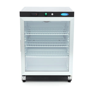 Koelkast - 200 L - Zwart - met Glazen Deur