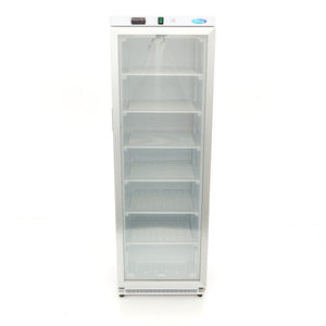 Vrieskast - 400 L - Wit - met Glazen Deur